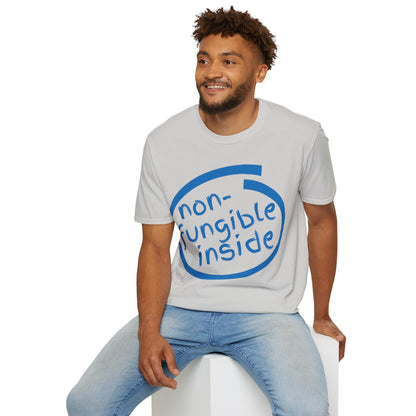 Non-Fungible Inside Light colors Unisex T-Shirt by cypherpunkgear.com
