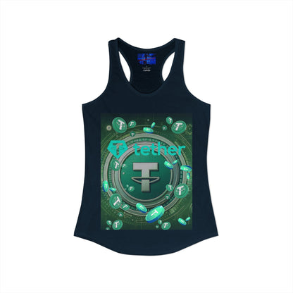 Tether Women's Racerback Tank Top by cypherpunkgear.com