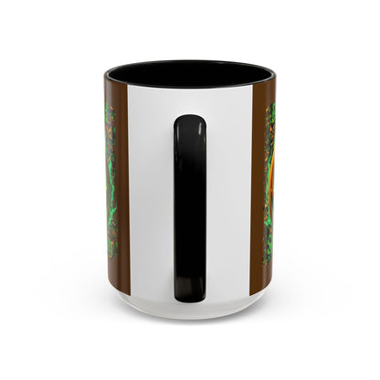 Blessed Samhain Green Jack Brown Accent Mug by CreepyCrafts.boo