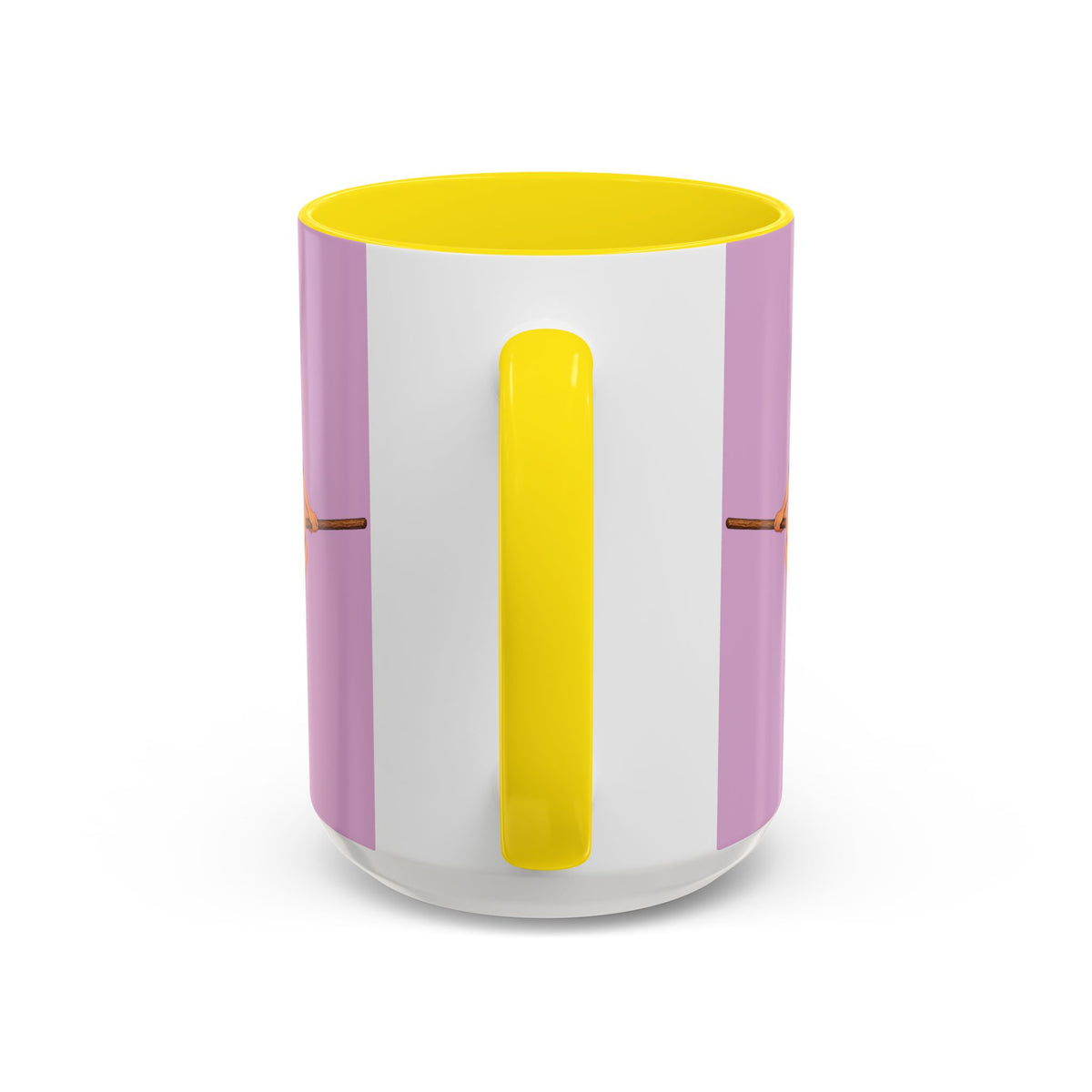 Hazel Hex Pink Accent Mug by CreepyCrafts.boo