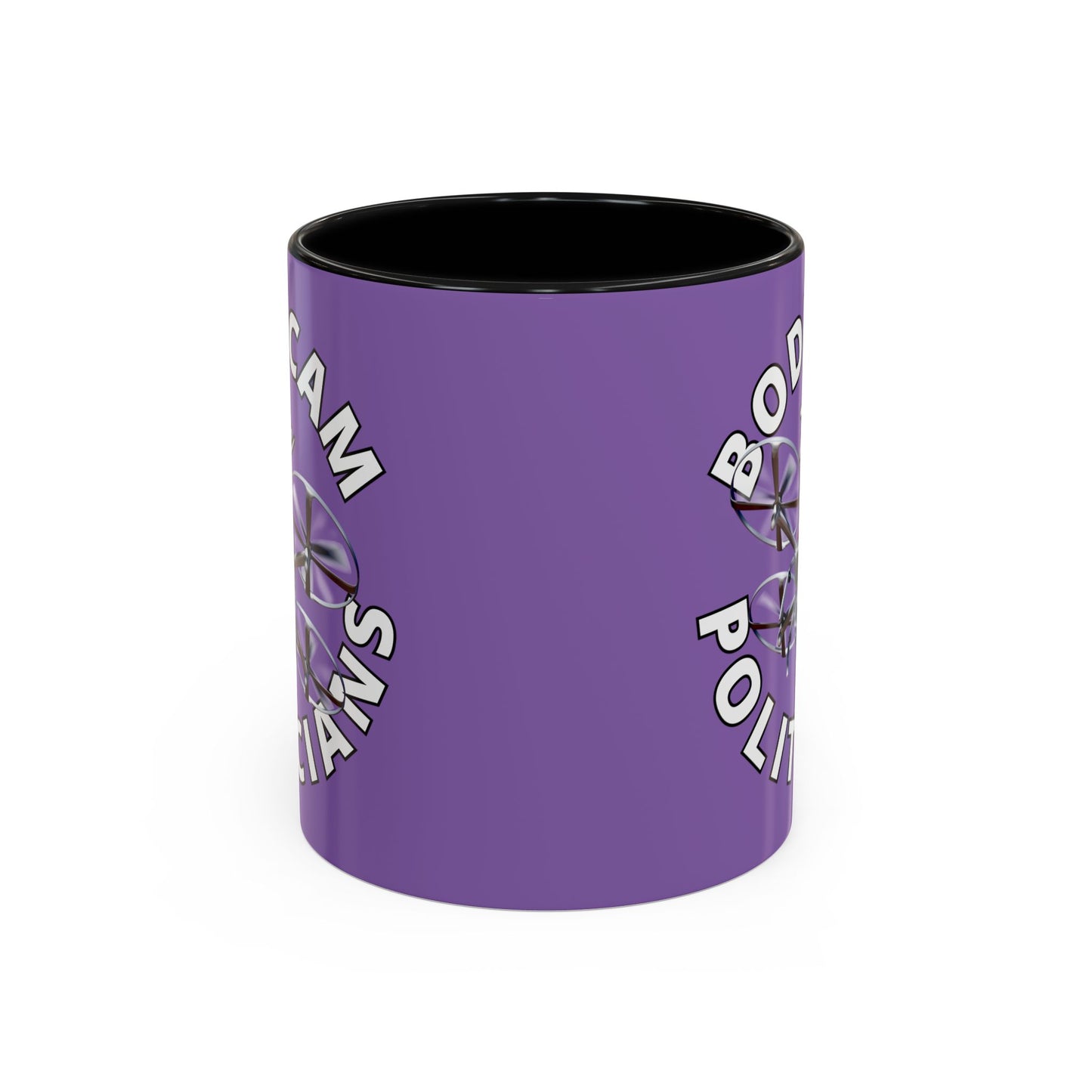 Bodycam the Politicians Drone Light Purple Accent Mug by cypherpunkgear.com