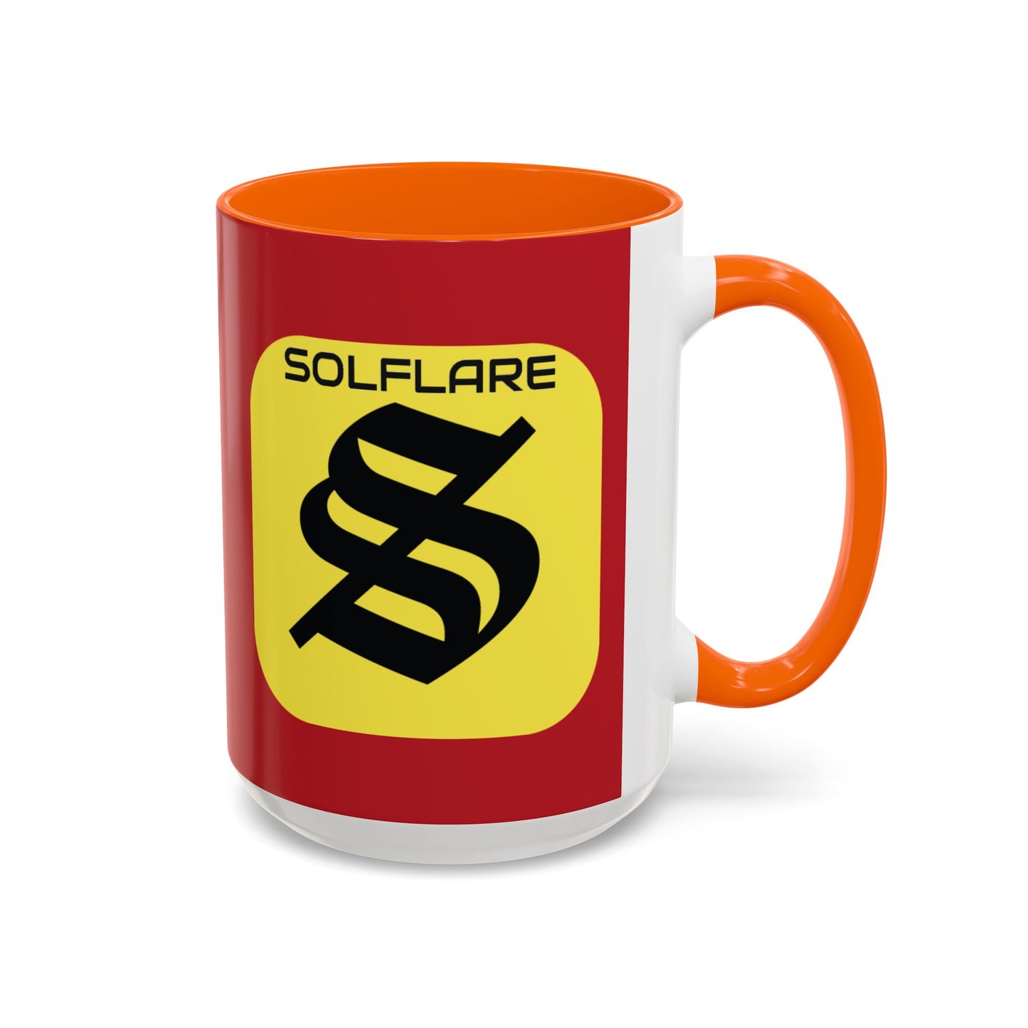 SolflareLogo Red Accent Mug by cypherpunkgear.com