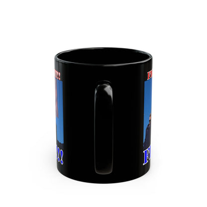 FIGHT! FIGHT!! FIGHT!!! Black Mug by cypherpunkgear