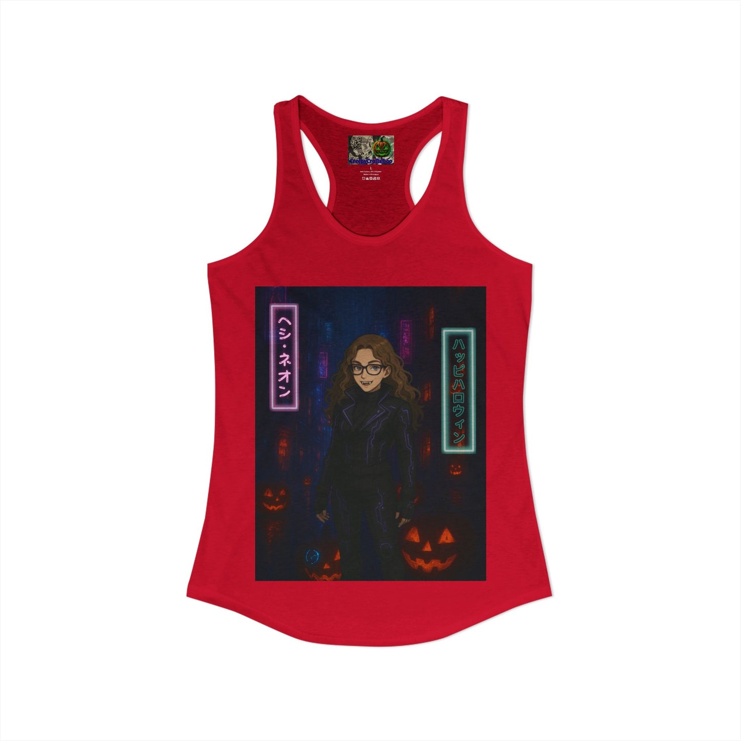 Hethyr Neon Women's Racerback Tank Top by CreepyCrafts.boo
