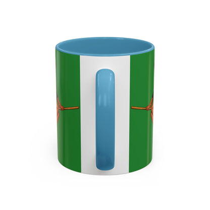 Velvet Vex Green Accent Mug by CreepyCrafts.boo