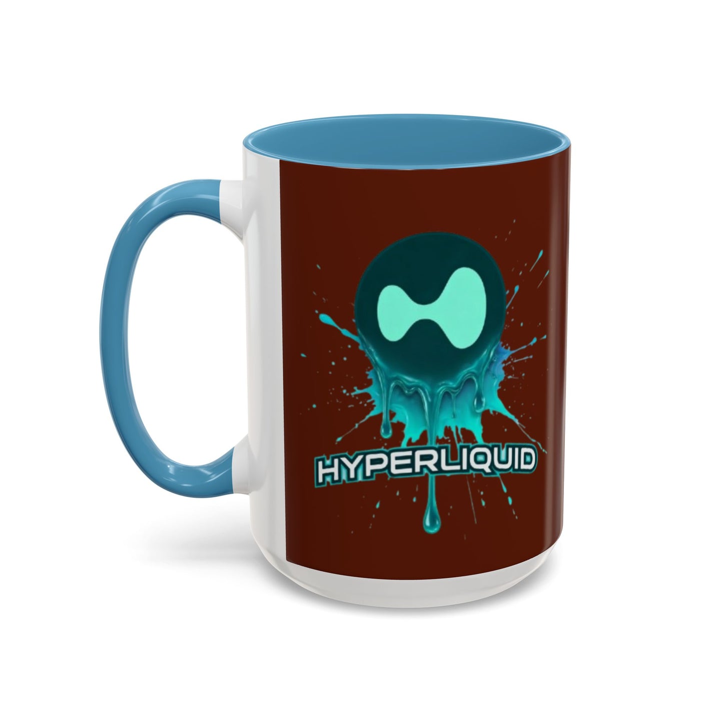 HYPE Drip Brown Accent Mug by cypherpunkgear.com