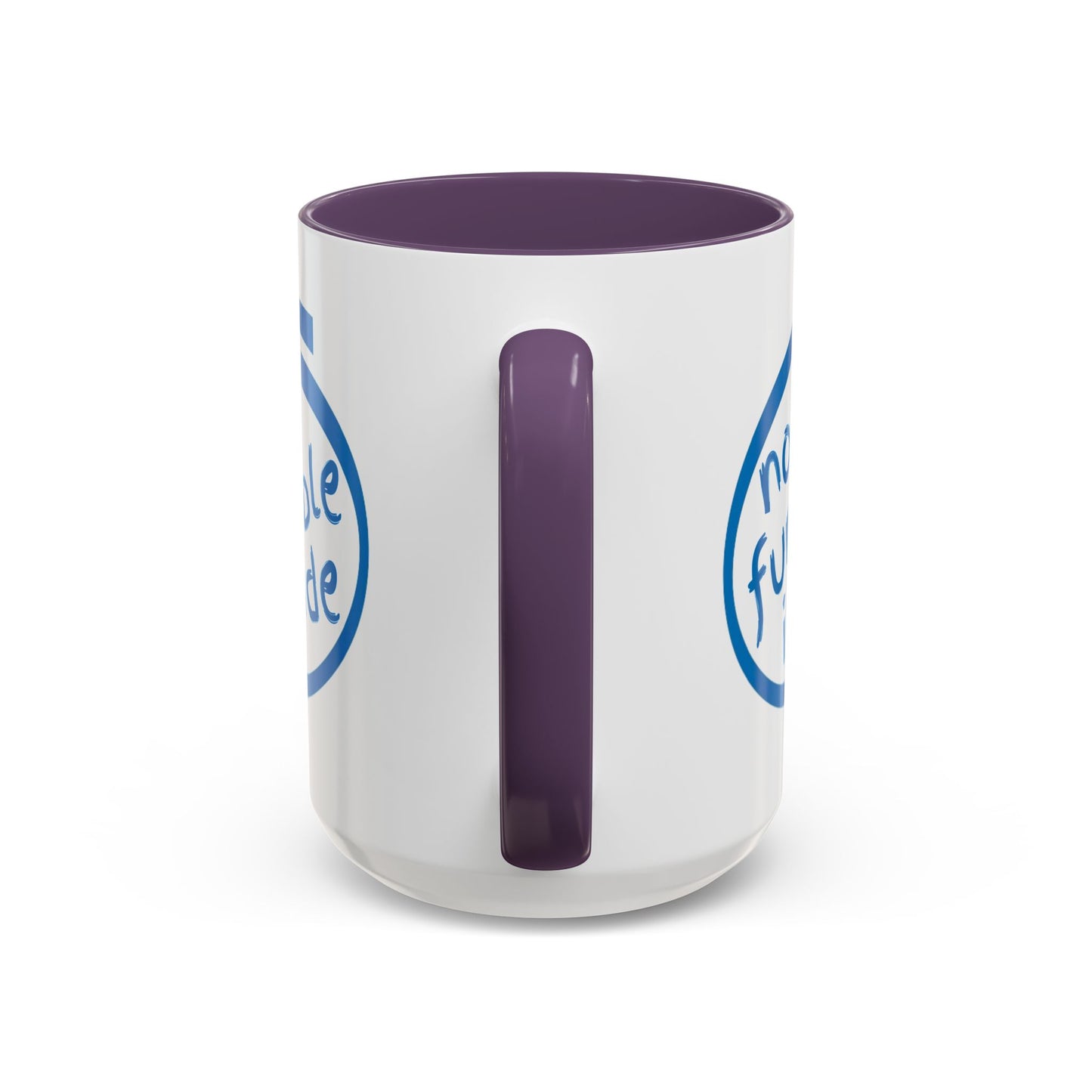 Non-Fungible Inside White Accent Mug by cypherpunkgear.com