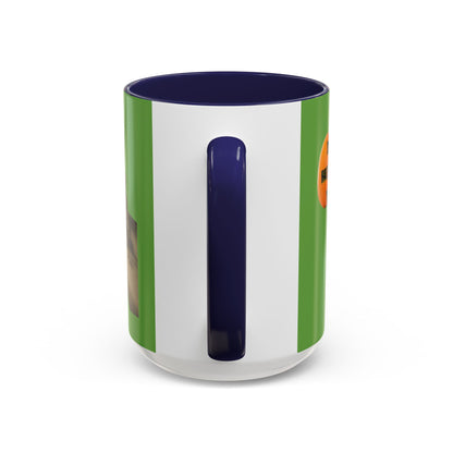 Is it Halloween yet? Skeleton's Pumpkin Accent Mug by CreepyCrafts.boo
