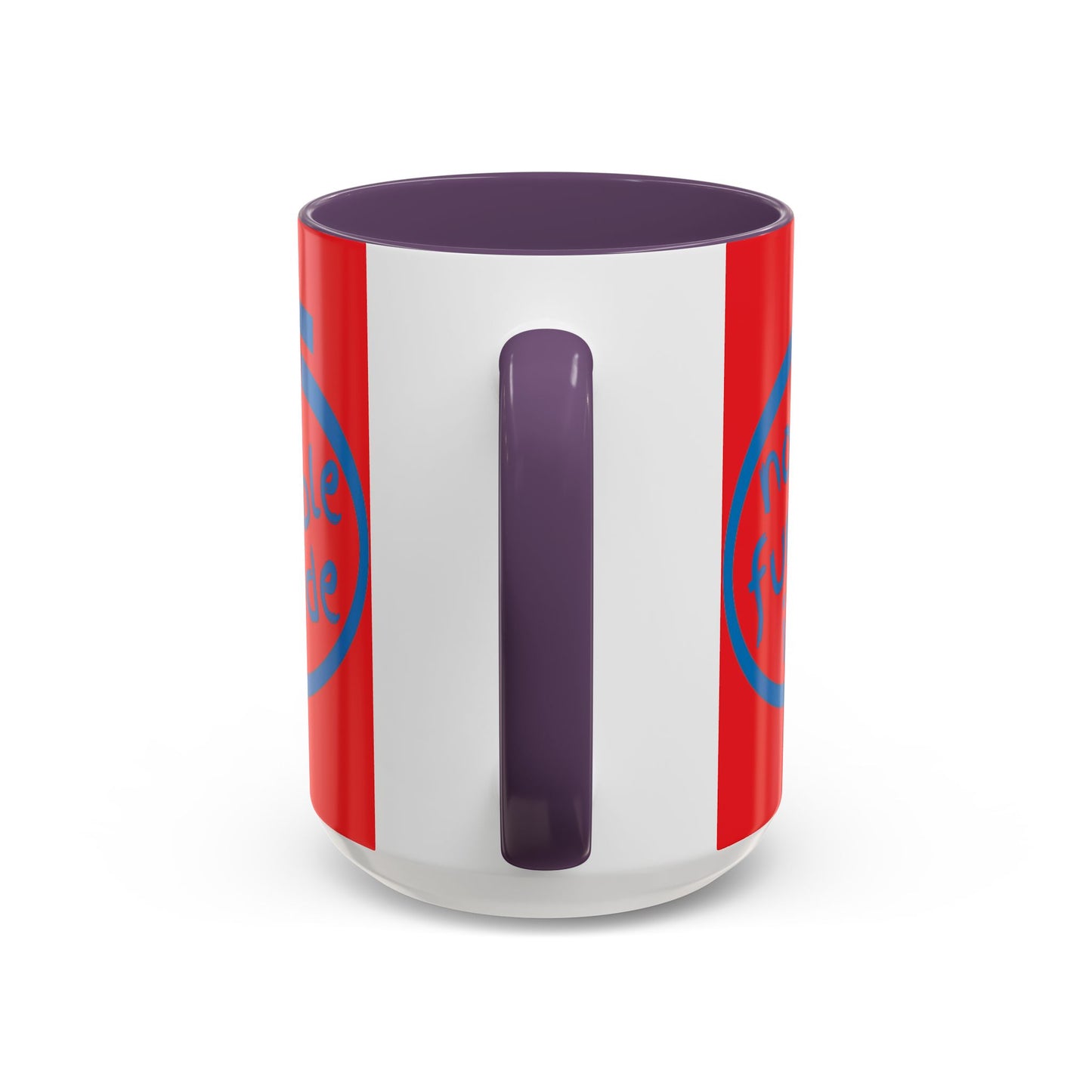 Non-Fungible Inside Red Accent Mug by cypherpunkgear.com