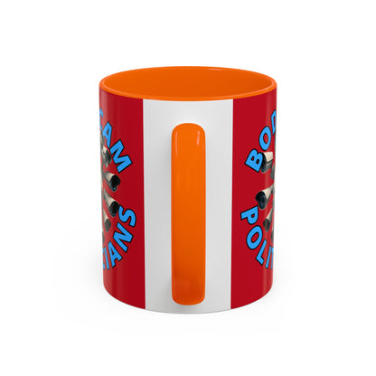 Bodycam the Politicians Cameras Red Accent Mug by cypherpunkgear.com