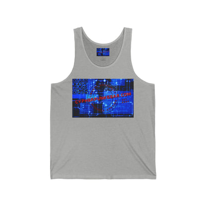 Cypherpunkgear.com logo Unisex Jersey Tank Top by cypherpunkgear.com