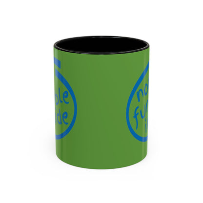 Non-Fungible Inside Green Accent Mug by cypherpunkgear.com