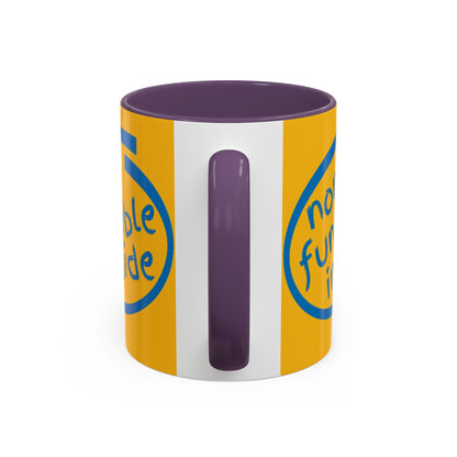 Non-Fungible Inside Yellow Accent Mug by cypherpunkgear.com