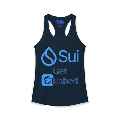 Sui: Get Slushed Women's Racerback Tank Top by cypherpunkgear.com