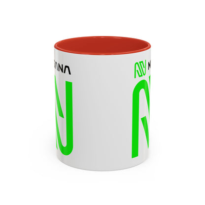 Nosana (NOS) Accent Mug by cypherpunkgear