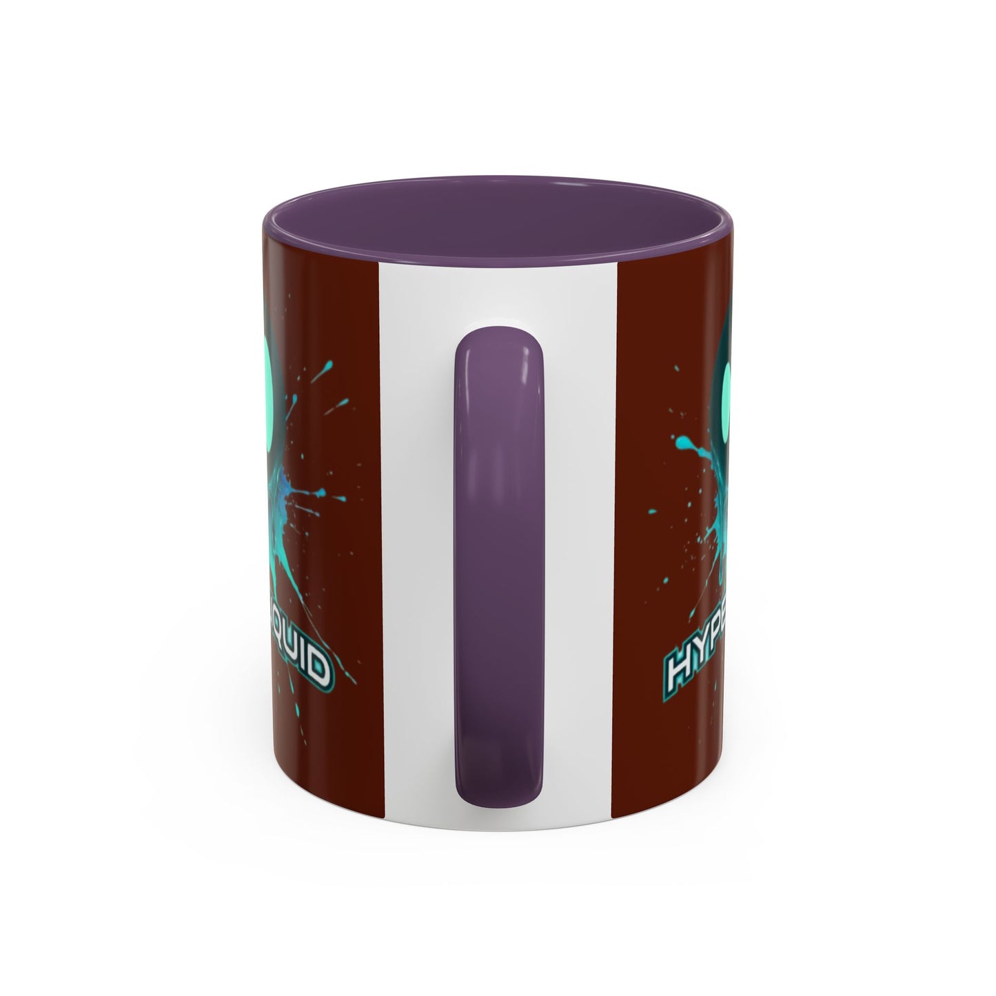 HYPE Drip Brown Accent Mug by cypherpunkgear.com