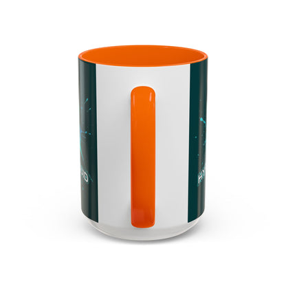 HYPE Drip Dark Hyperliquid Accent Mug by cypherpunkgear.com