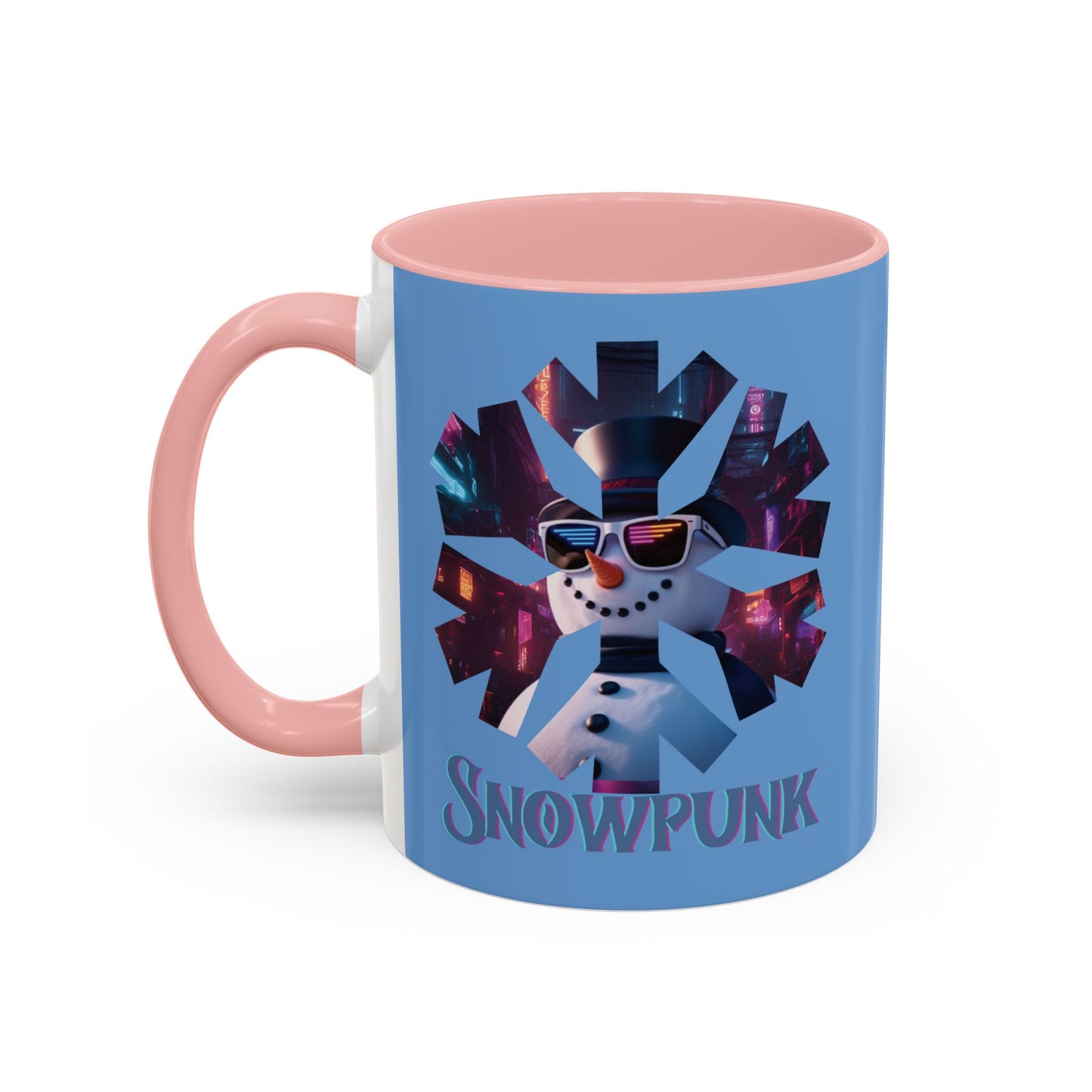 Snowpunk Accent Mug by cypherpunkgear