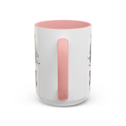 Caution, Savage White Accent Mug by cypherpunkgear.com