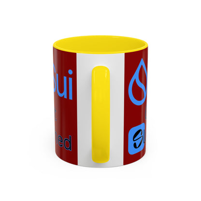 Sui: Get Slushed Red Accent Mug by cypherpunkgear.com