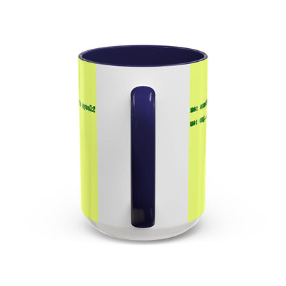 Sometimes I talk to myself - me: omg...same Yellow Accent Mug by cypherpunkgear.com