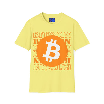 Bitcoin Bitcoin Bitcoin (BTC) Light colors Unisex T-Shirt by cypherpunkgear.com
