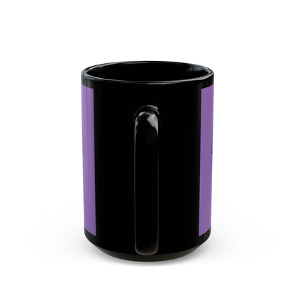 don't assume your freedoms are assured, Black font, Light Purple/Black Mug by cypherpunkgear.com