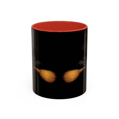 Velvet Vex Black Accent Mug by CreepyCrafts.boo