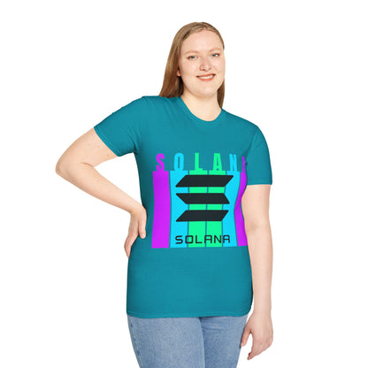 Solana (SOL) Freedom DKcolors Unisex T-Shirt by cypherpunkgear.com