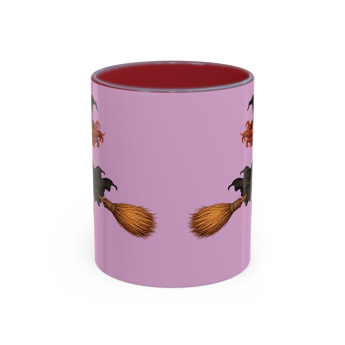 Hazel Hex Pink Accent Mug by CreepyCrafts.boo