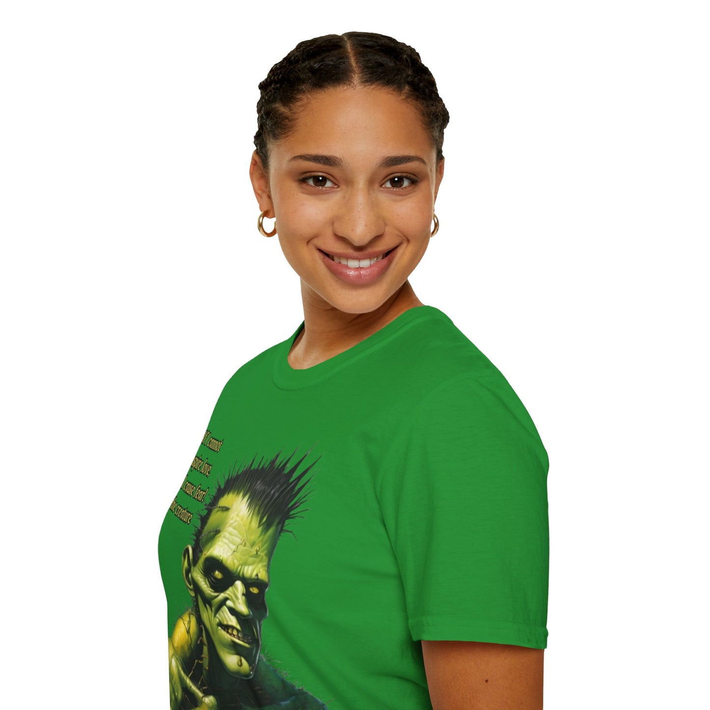 Frankenstein's Creature Dark colors Unisex T-Shirt by CreepyCrafts.boo
