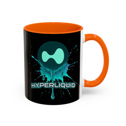 HYPE Drip Black Accent Mug by cypherpunkgear.com
