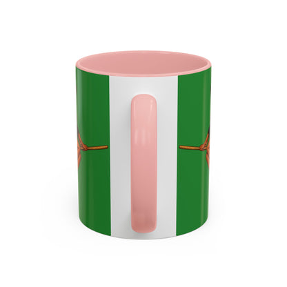 Velvet Vex Green Accent Mug by CreepyCrafts.boo
