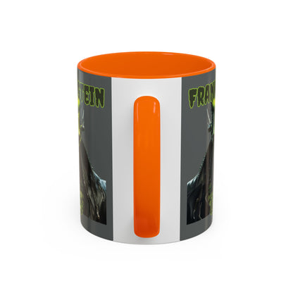 Frankenstein Lives Accent Mug by CreepyCrafts.boo