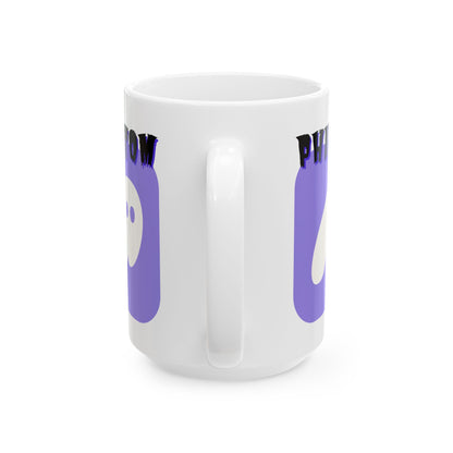Phantom Hot Wallet White Mug by cypherpunkgear.com