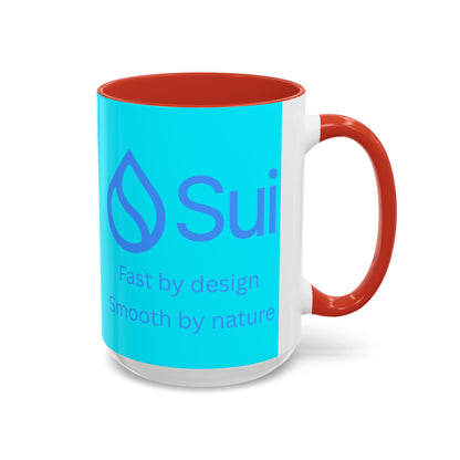 SUI Light Blue Accent Mug by cypherpunkgear.com