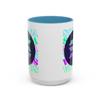 Solana, Solana, Solana (SOL) Accent Mug by cypherpunkgear.com