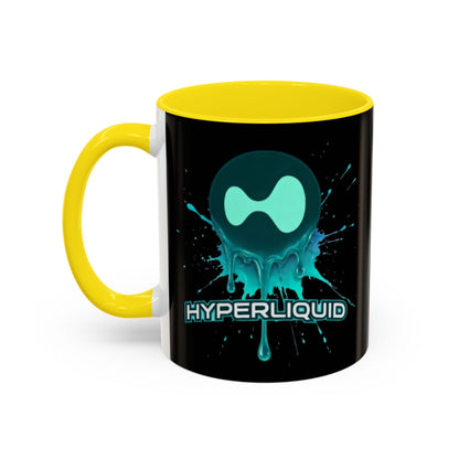 HYPE Drip Black Accent Mug by cypherpunkgear.com