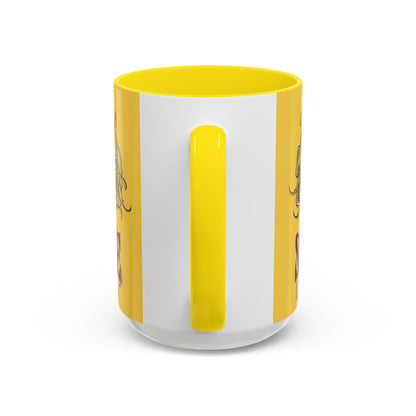 Caution, Savage Yellow Accent Mug by cypherpunkgear.com