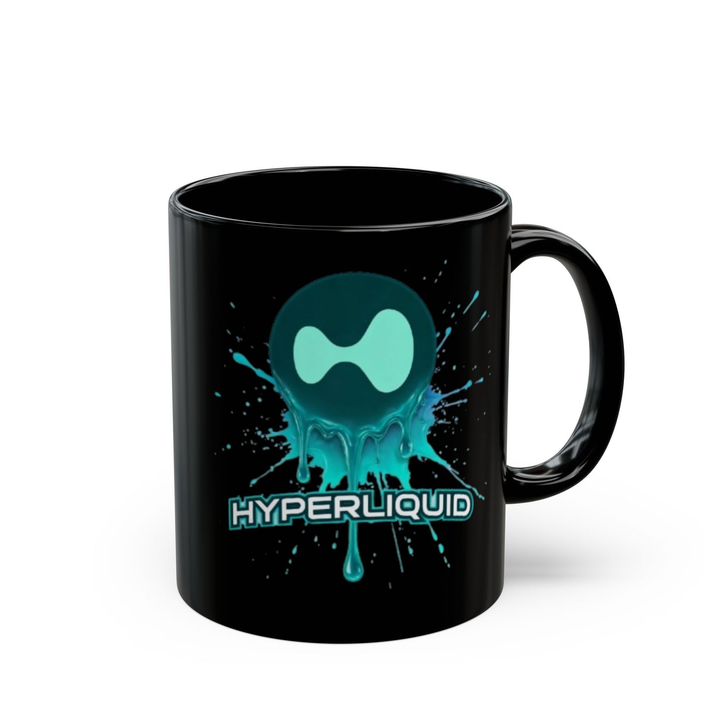 HYPE Drip Black Mug by cypherpunkgear.com