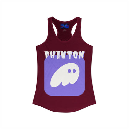 Phantom Hot Wallet Women's Racerback Tank Top by cypherpunkgear.com