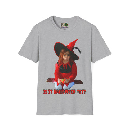 Is it Halloween yet? Light colors Unisex T-Shirt by CreepyCrafts.boo