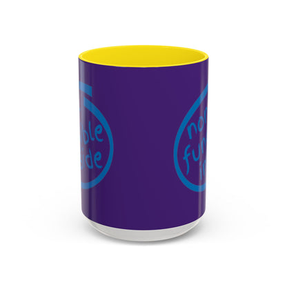 Non-Fungible Inside Purple Accent Mug by cypherpunkgear.com