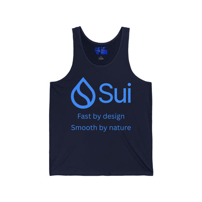 SUI Unisex Jersey Tank Top by cypherpunkgear.com