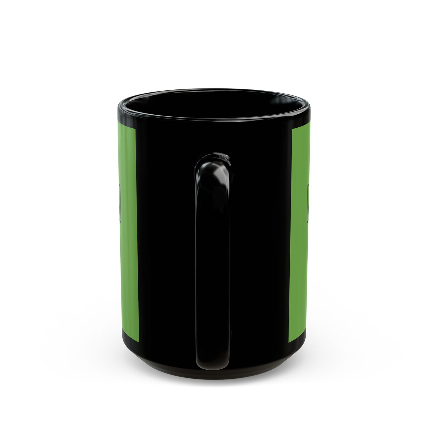 don't assume your freedoms are assured, Black font, Green/Black Mug by cypherpunkgear.com