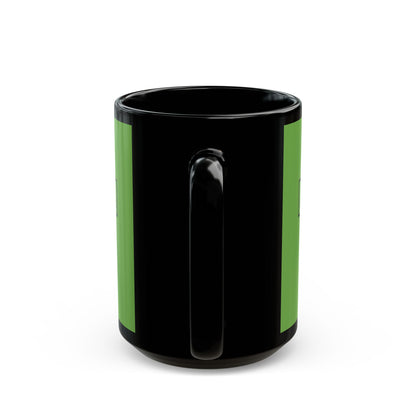 don't assume your freedoms are assured, Black font, Green/Black Mug by cypherpunkgear.com