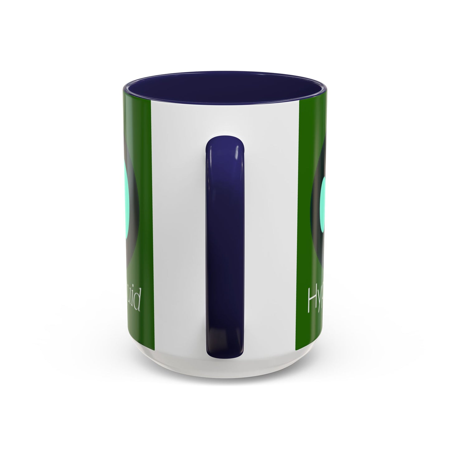 Hyperliquid White font Green Accent Mug by cypherpunkgear.com