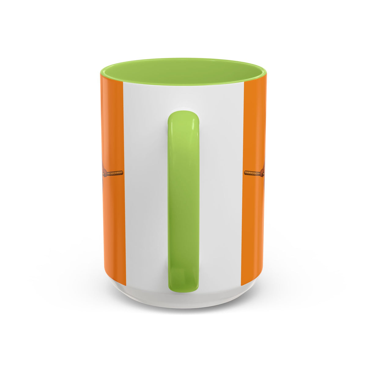 Velvet Vex Orange Accent Mug by CreepyCrafts.boo