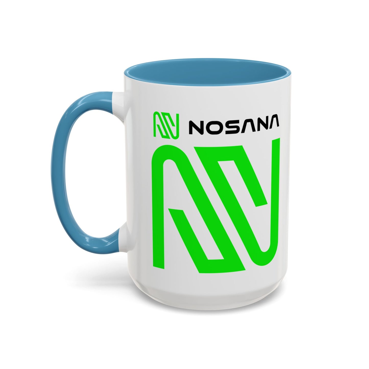 Nosana (NOS) Accent Mug by cypherpunkgear