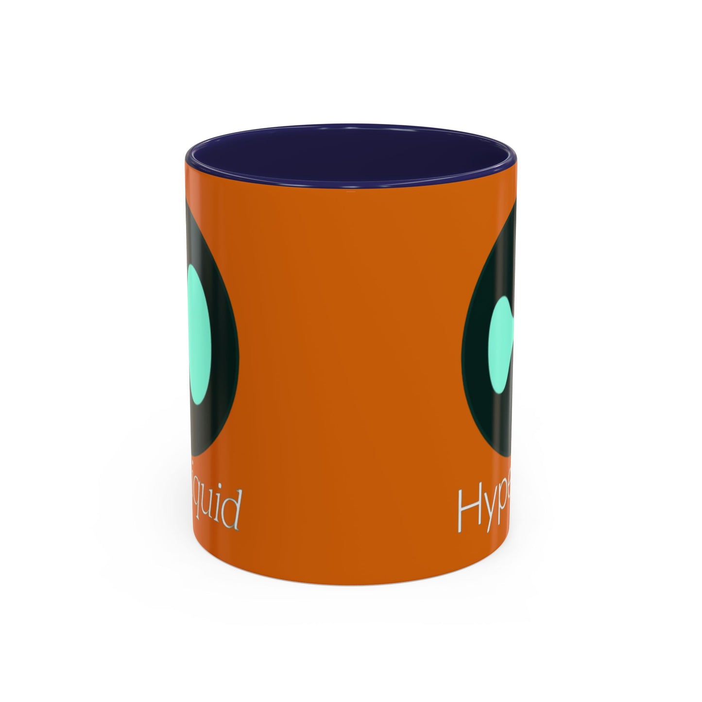 Hyperliquid White font Orange Accent Mug by cypherpunkgear.com